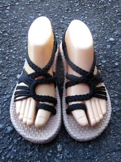 画像2: 【２４ｃｍ〜２４・５ｃｍ】ソフトタイプ＊編み編み＊紐サンダル