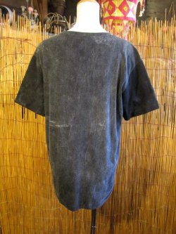 画像4: ストーンウォッシュ加工＊コットン素材＊馬＊ハンドペイント＊半袖Ｔシャツ＊Ｌ