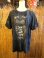 画像2: ストーンウォッシュ加工＊コットン素材＊ふくろう＊ハンドペイント＊半袖Ｔシャツ＊Ｌ (2)
