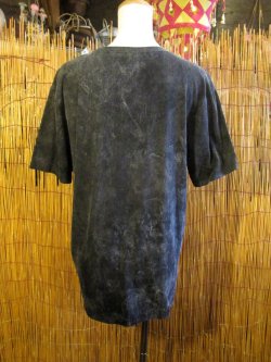 画像4: ストーンウォッシュ加工＊コットン素材＊ウミガメ＊ハンドペイント＊半袖Ｔシャツ＊Ｌ