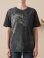 画像1: ストーンウォッシュ加工＊コットン素材＊馬＊ハンドペイント＊半袖Ｔシャツ＊Ｌ (1)