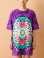 画像1: 曼荼羅＊タイダイ染め＊コットン素材＊半袖＊Ｔシャツ＊Ｌ (1)