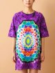 曼荼羅＊タイダイ染め＊コットン素材＊半袖＊Ｔシャツ＊Ｌ