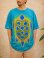 画像1: 亀さん＊タイダイ染め＊コットン素材＊半袖＊Ｔシャツ＊Ｌ (1)