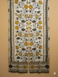 【１５０ｃｍ×８５ｃｍ】インド綿＊お花プリント＊暖簾＊のれん