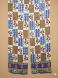 【１５０ｃｍ×８５ｃｍ】インド綿＊お花プリント＊暖簾＊のれん
