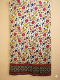 【１５０ｃｍ×８５ｃｍ】インド綿＊お花プリント＊暖簾＊のれん
