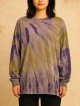 タイダイ染め＊スパンデック混合＊コットン素材＊長袖＊Ｔシャツ＊ＸＬ