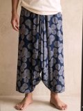 和風プリント＊レーヨン素材＊ふんわり＊サルエルパンツ