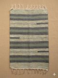 【５０ｃｍ×８０ｃｍ】コットン＆ポリエステル素材＊手織り＊シャトルラグマット