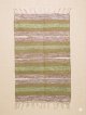 【５０ｃｍ×８０ｃｍ】コットン＆ポリエステル素材＊手織り＊シャトルラグマット