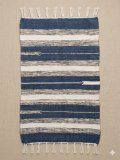 【５０ｃｍ×８０ｃｍ】コットン＆ポリエステル素材＊手織り＊シャトルラグマット