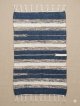 【５０ｃｍ×８０ｃｍ】コットン＆ポリエステル素材＊手織り＊シャトルラグマット