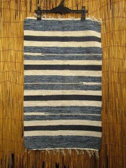 画像2: 【５０ｃｍ×８０ｃｍ】コットン＆ポリエステル素材＊手織り＊シャトルラグマット