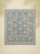 【１０６ｃｍ×１０２ｃｍ】インド綿＊お花プリント＊マルチクロス