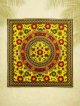 【１０５ｃｍ×１０３ｃｍ】インド綿＊お花プリント＊マルチクロス