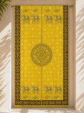 【１５０ｃｍ×８５ｃｍ】インド綿＊象さんプリント＊暖簾＊のれん