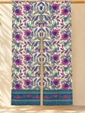 【１５０ｃｍ×８５ｃｍ】インド綿＊お花プリント＊暖簾＊のれん
