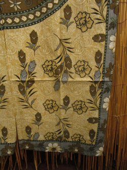画像3: 【１５０ｃｍ×８５ｃｍ】インド綿＊お花プリント＊暖簾＊のれん