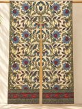【１５０ｃｍ×８５ｃｍ】インド綿＊お花プリント＊暖簾＊のれん
