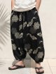 和風プリント＊コットン素材＊ふんわり＊サルエルパンツ