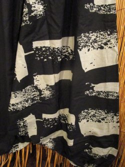 画像4: 黒色＋和風プリント＊切り替え＊コットン素材＊ふんわり＊サルエルパンツ