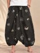 和風プリント＊コットン素材＊ふんわり＊サルエルパンツ