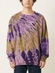 タイダイ染め＊スパンデックス混合＊コットン素材＊長袖＊Ｔシャツ＊ＸＸＬ