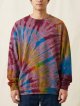 タイダイ染め＊スパンデックス混合＊コットン素材＊長袖＊Ｔシャツ＊ＸＸＬ