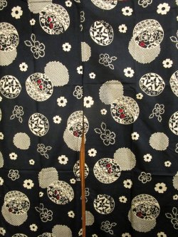 画像3: 【１５０ｃｍ×８５ｃｍ】インド綿＊和風プリント＊暖簾＊のれん