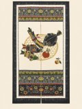 【１５０ｃｍ×８５ｃｍ】インド綿＊魚プリント＊暖簾＊のれん