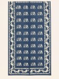 【１５０ｃｍ×８５ｃｍ】インド綿＊象と魚プリント＊暖簾＊のれん