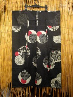 画像4: 和風プリント＊コットン素材＊ロング丈＊タイパンツ