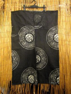 画像2: 和風プリント＊コットン素材＊ロング丈＊タイパンツ