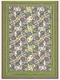 【２２０ｃｍ×１５０ｃｍ】インド綿＊お花プリント＊マルチクロス