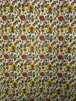 画像3: 【２２０ｃｍ×１５０ｃｍ】インド綿＊お花プリント＊マルチクロス