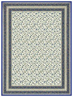 画像1: 【２２０ｃｍ×１５０ｃｍ】インド綿＊お花プリント＊マルチクロス