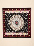 【１０５ｃｍ×１０５ｃｍ】インド綿＊十二星座＊マルチクロス