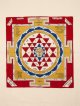 【１０５ｃｍ×１０５ｃｍ】インド綿＊ヤントラ＊マルチクロス