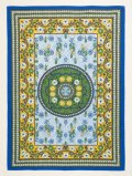 【２２０ｃｍ×１５０ｃｍ】インド綿＊お花プリント＊マルチクロス
