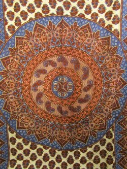 画像4: 【２２０ｃｍ×１５０ｃｍ】インド綿＊ペイズリープリント＊マルチクロス