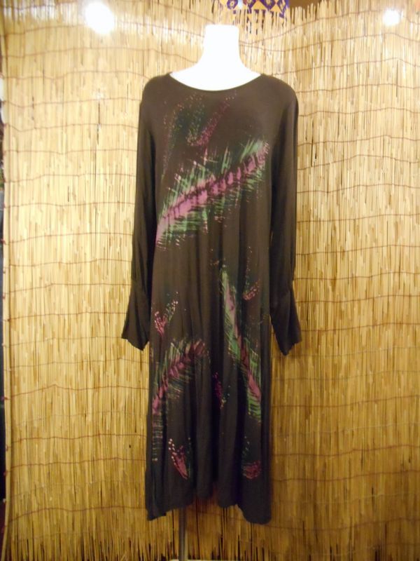 スパンデックス混合レーヨン素材 ワンピース