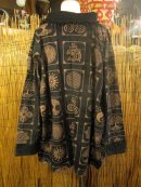 画像: 民族調プリント＊旅人風コートUPしました