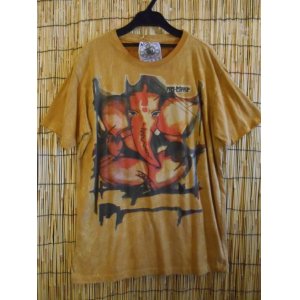 画像: ストーンウォッシュ＊ガネーシャプリント＊Ｔシャツ＊Ｍ