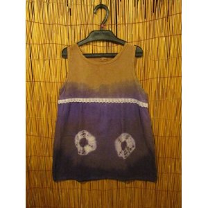 画像: １１０ｃｍ＊キッズサイズ＊コットン素材＊手染め＊グラデーション＊ワンピース