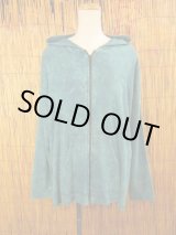 画像: ストーンウォッシュ加工＊コットン素材＊ジップアップパーカー