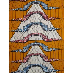 画像: アフリカンプリント生地 パーニュ