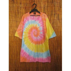 画像: タイダイ染め＊コットン素材＊半袖＊Ｔシャツ＊Ｌ