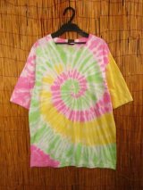 画像: タイダイ染め＊コットン素材＊半袖＊Ｔシャツ＊Ｌ