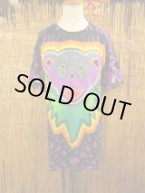 画像: デッドベア＊モチーフ＊タイダイ染め＊コットン素材＊半袖＊Ｔシャツ＊Ｌ